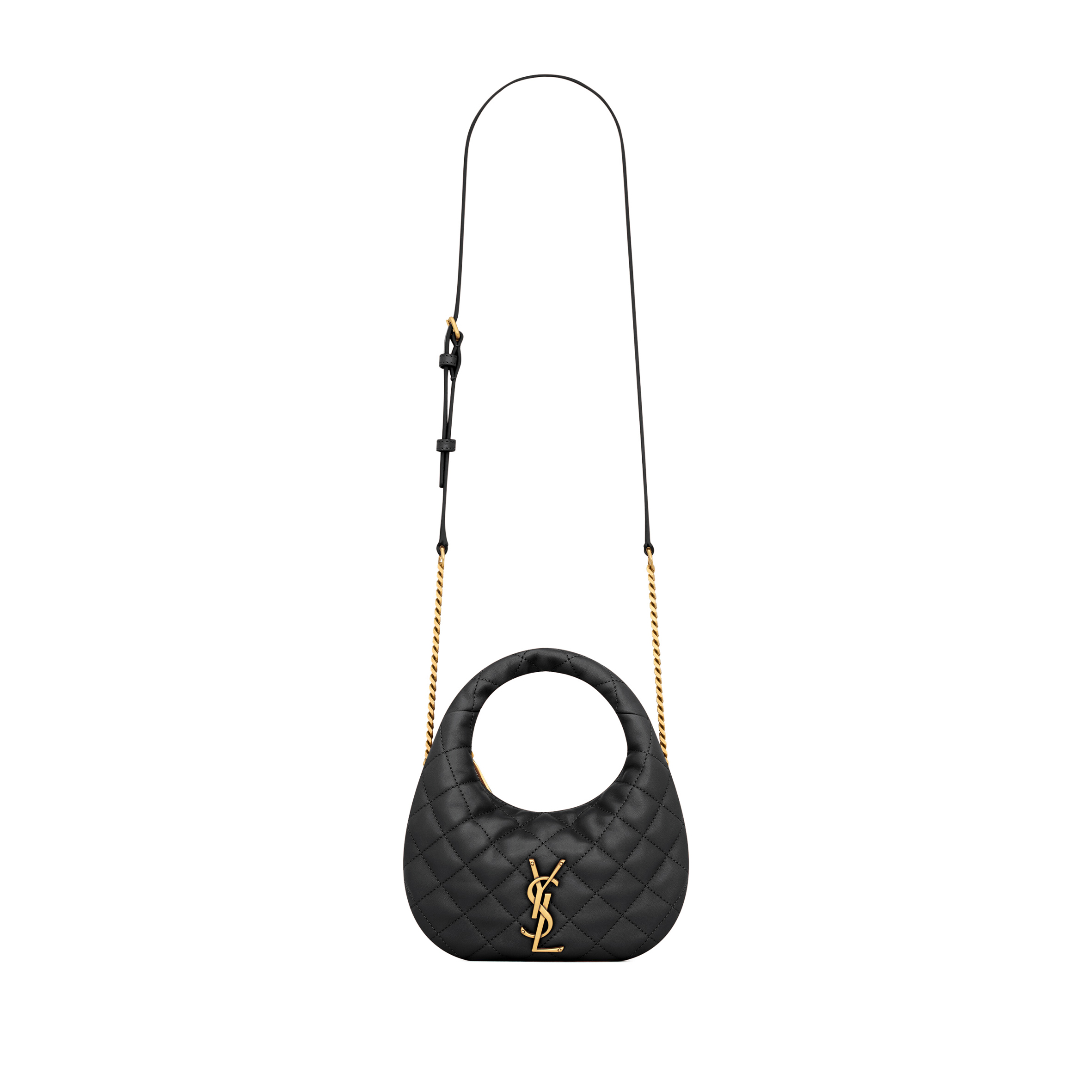 YSL ICARINO MINI IN QUILTED NAPPA 871329AAANG1000 (19*12*5cm)